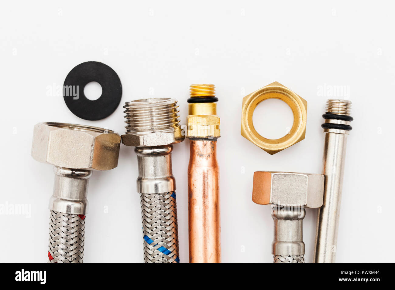 Copper pipes for plumbing hi-res stock photography and images - Alamy
