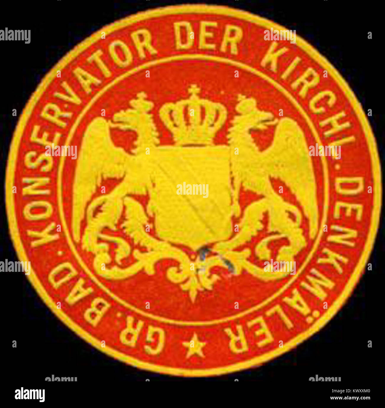 Seal of the Grand Duchy of Baden’s Conservator of Church Monuments ...
