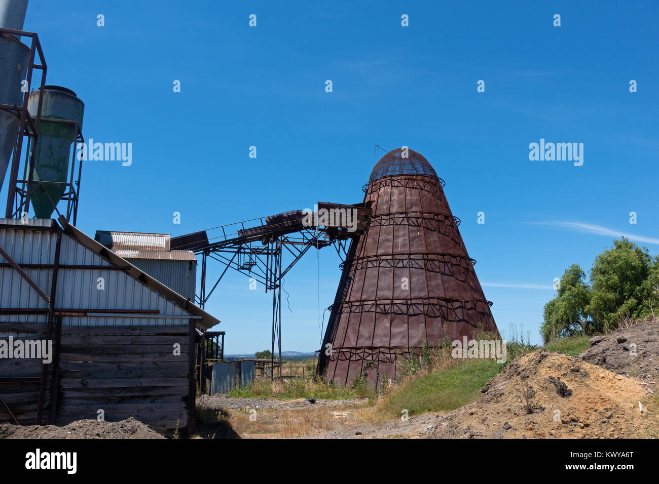 Australian Timber kiln Stock Photo Alamy