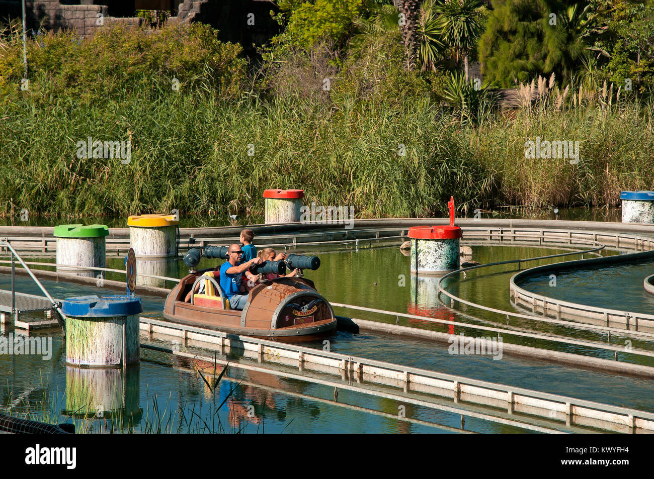 Isla Magica (Magic Island) Theme Park The Buccaneers attraction, Seville, Region of Andalusia