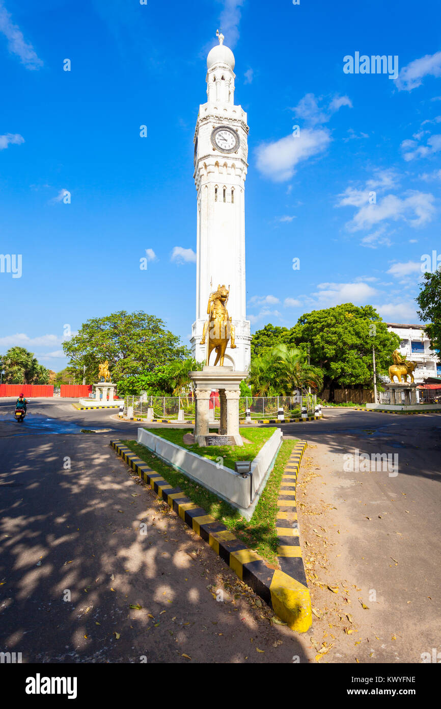 Clock Tower is located in Jaffna, Sri Lanka. Clock Tower is a british