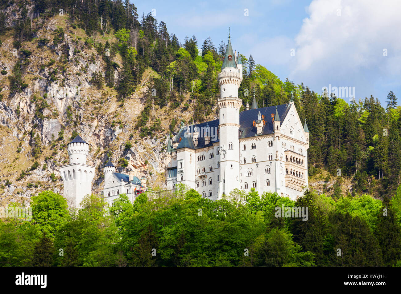 Schloss Neuschwanstein Castle Or New Swanstone Castle Is A Romanesque Revival Palace In 8711