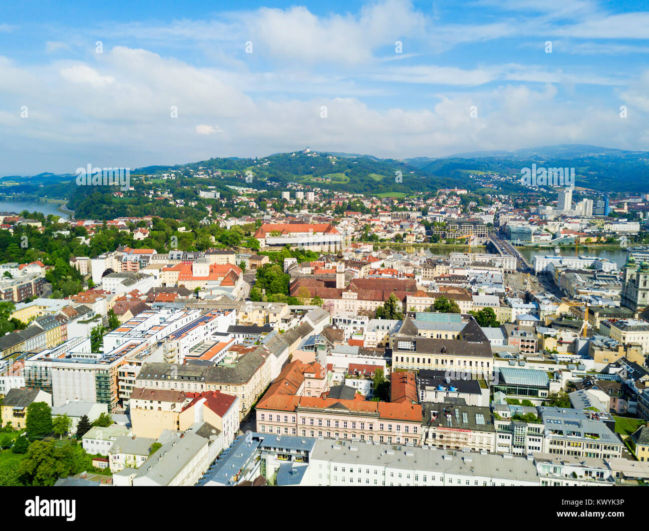 Linz aerial hi-res stock photography and images - Alamy