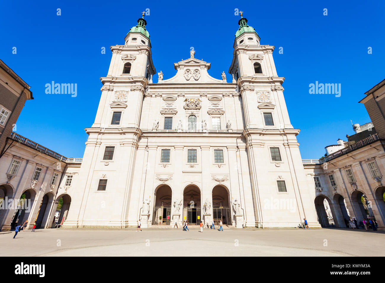 Salzburg Cathedral Or Salzburger Dom Is The 17 th Century Baroque Roman Salzburg Cathedral Or Salzburger Dom Is The 17 th Century Baroque Roman