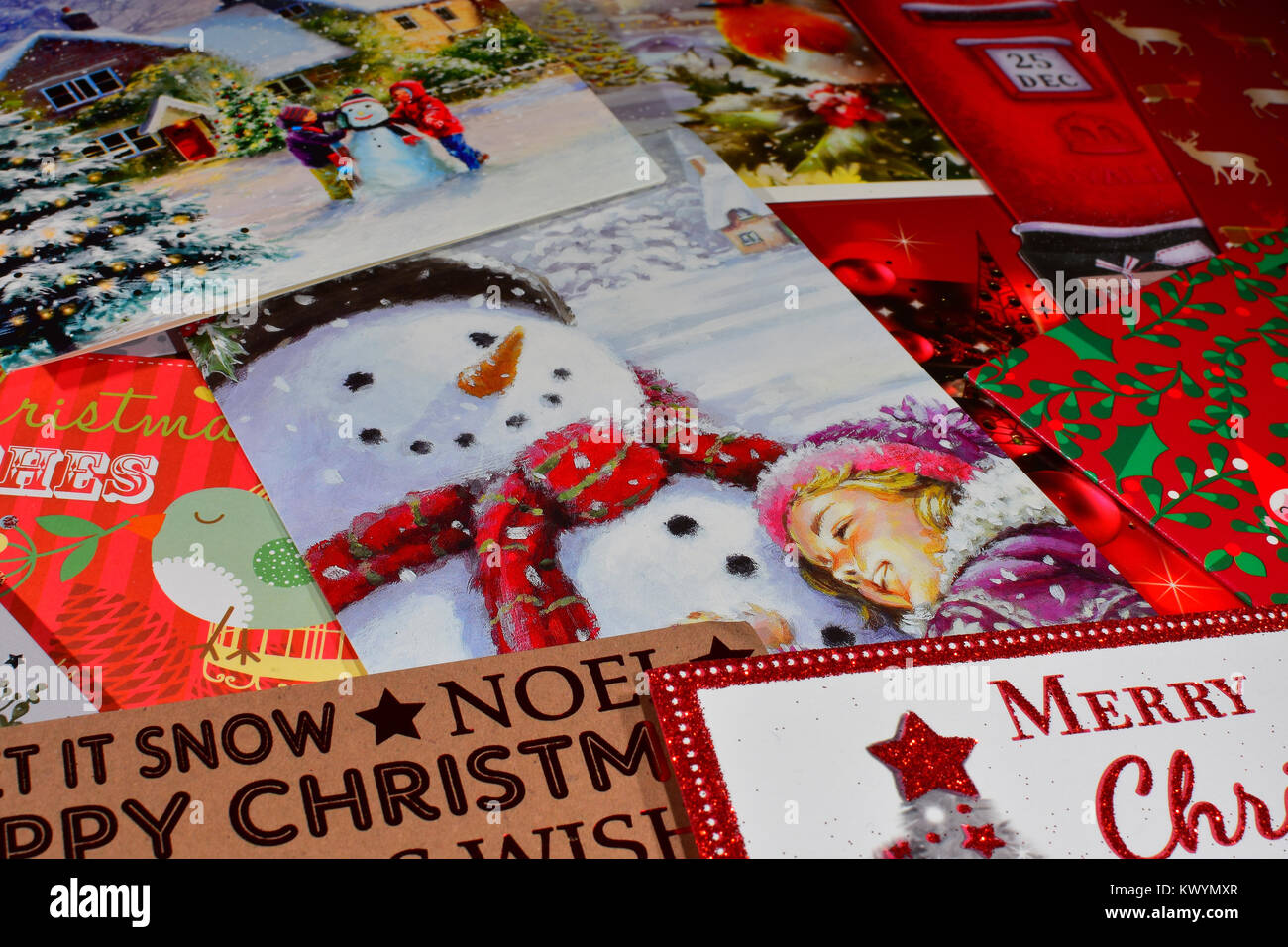 Pile of christmas cards hires stock photography and images Alamy