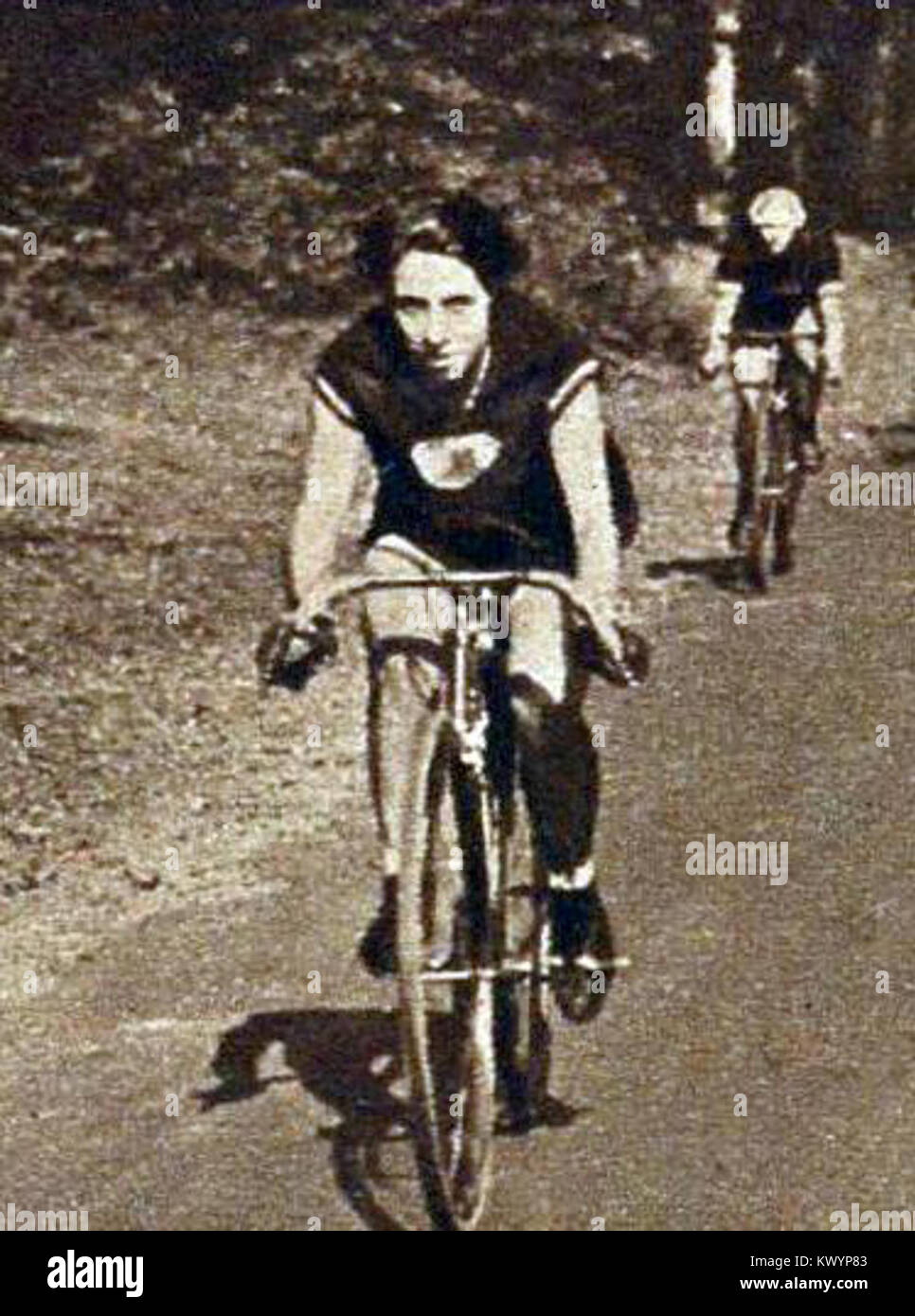 Melle Robin, championne de France de cyclisme sur route en 1926 Stock Photo