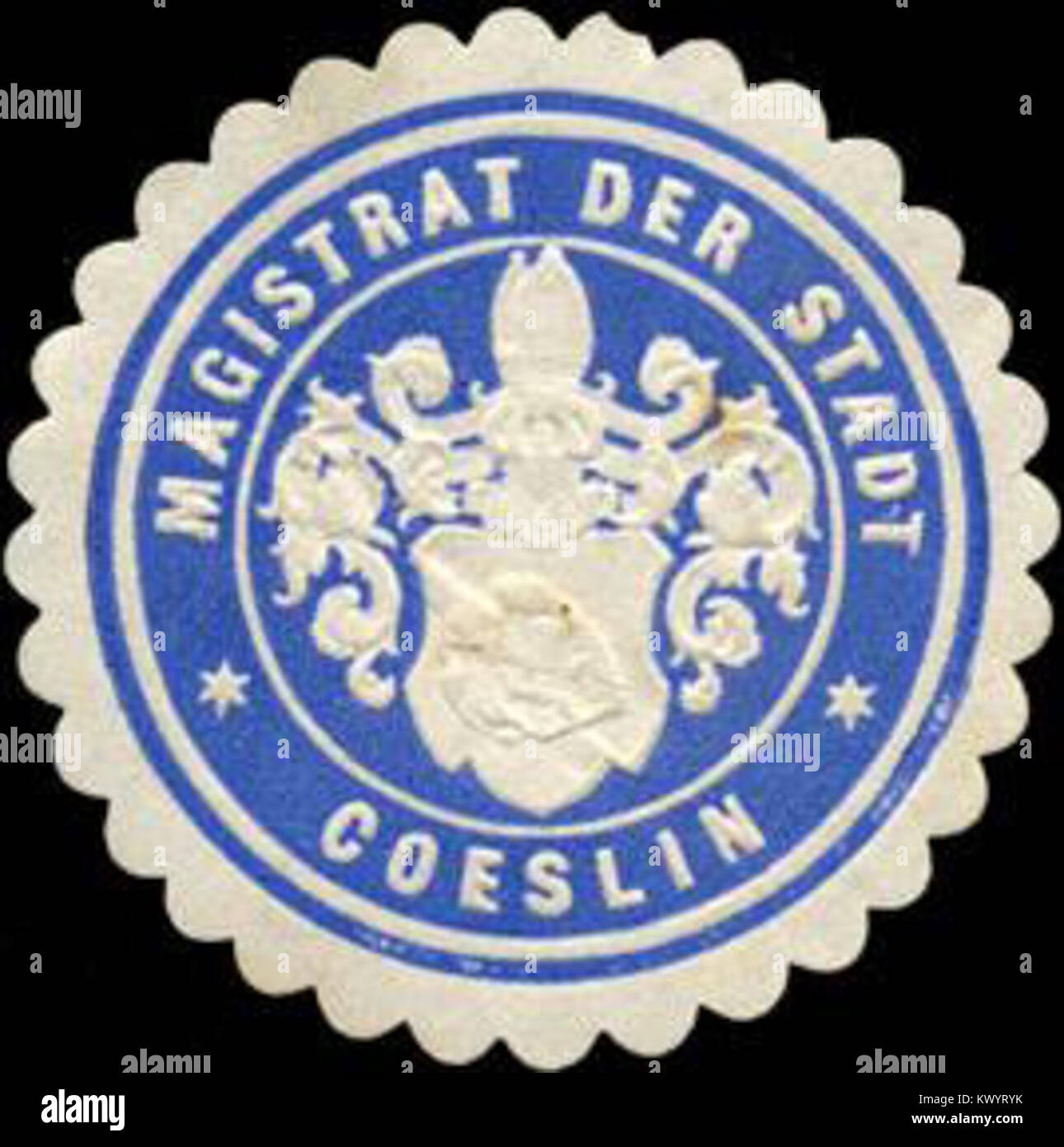 This image depicts the seal of the magistrate of Königsberg, an ...