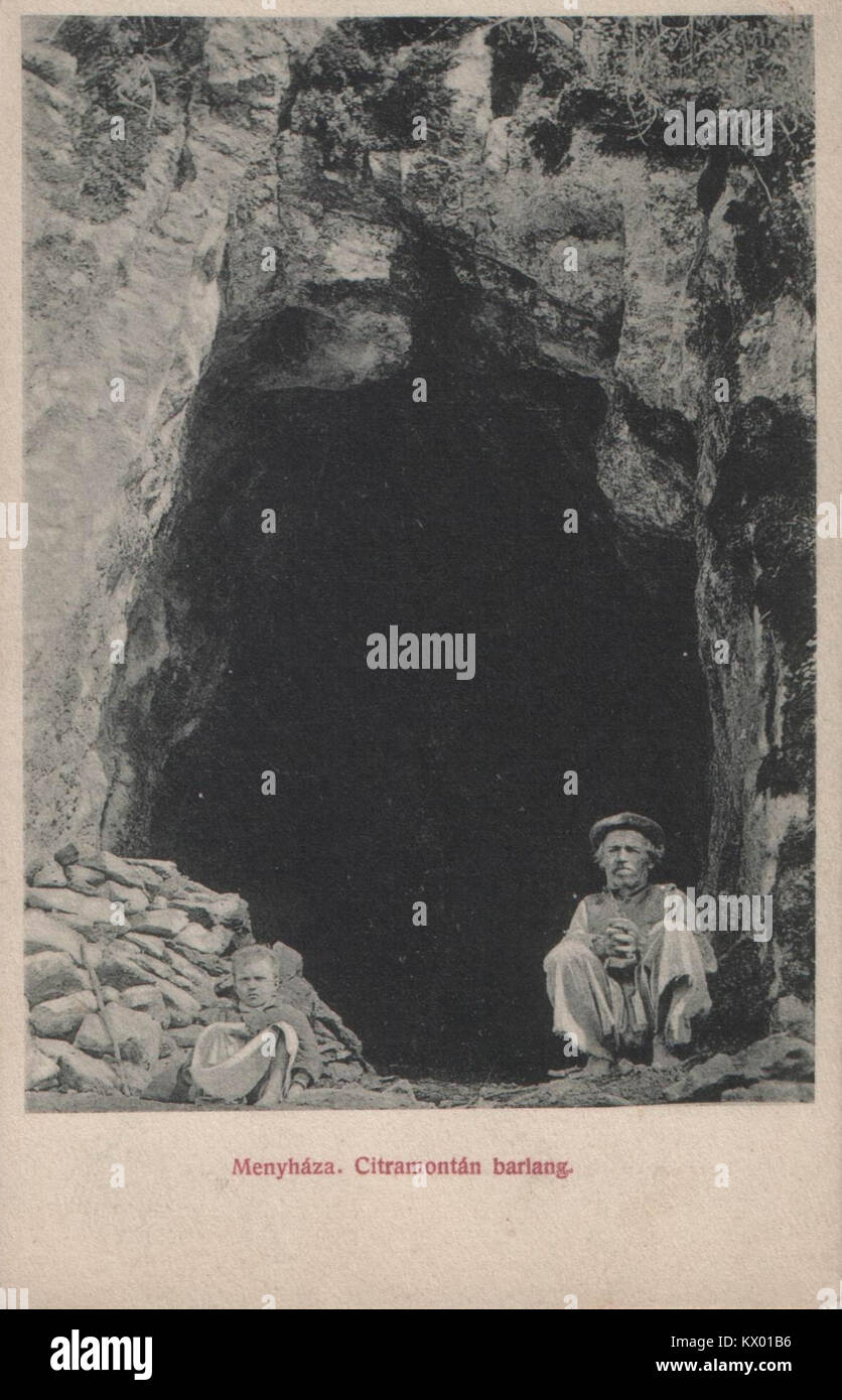 Menyháza - Citramontán-barlang Stock Photo