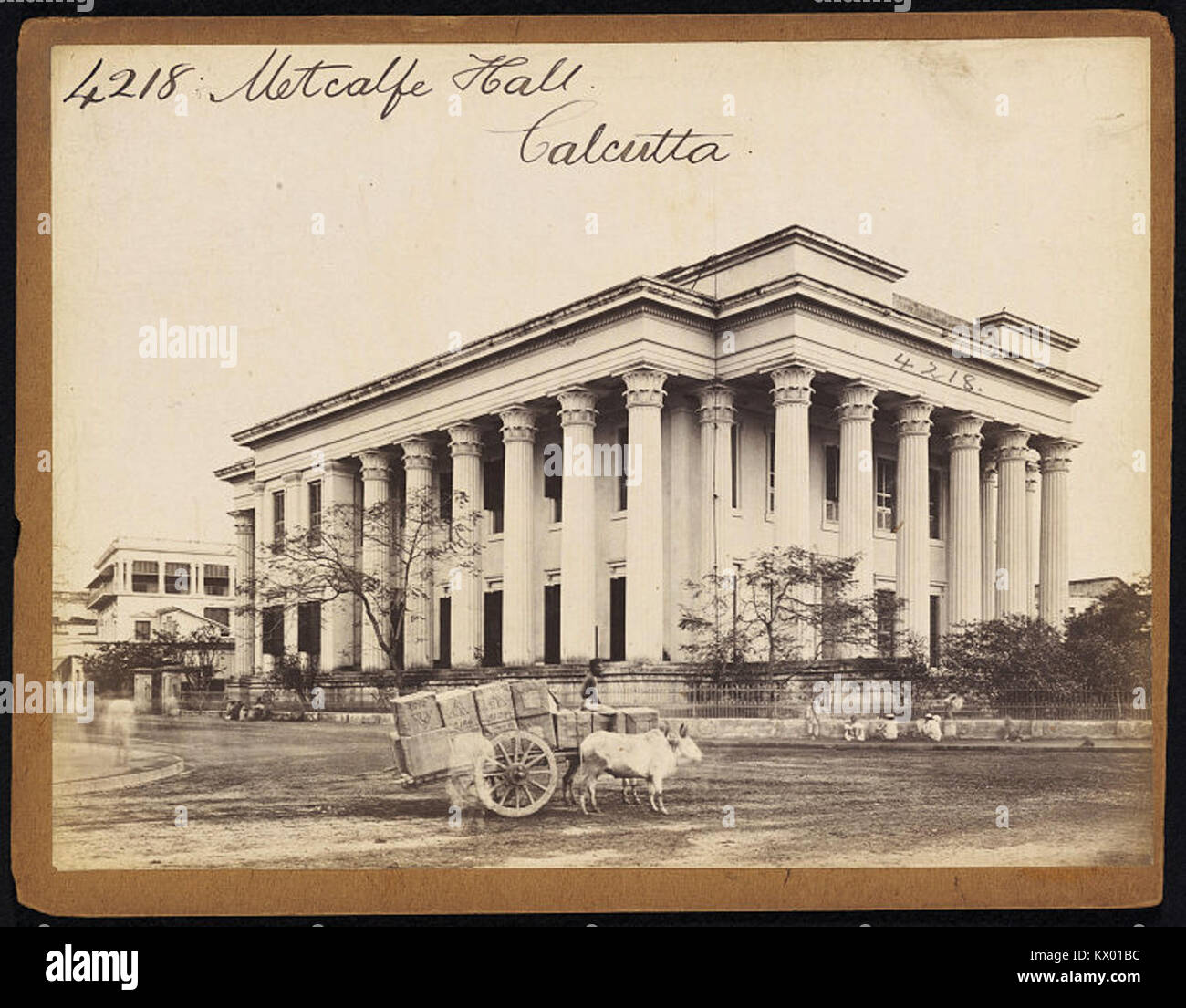 Metcalfe Hall, Calcutta by Francis Frith Stock Photo
