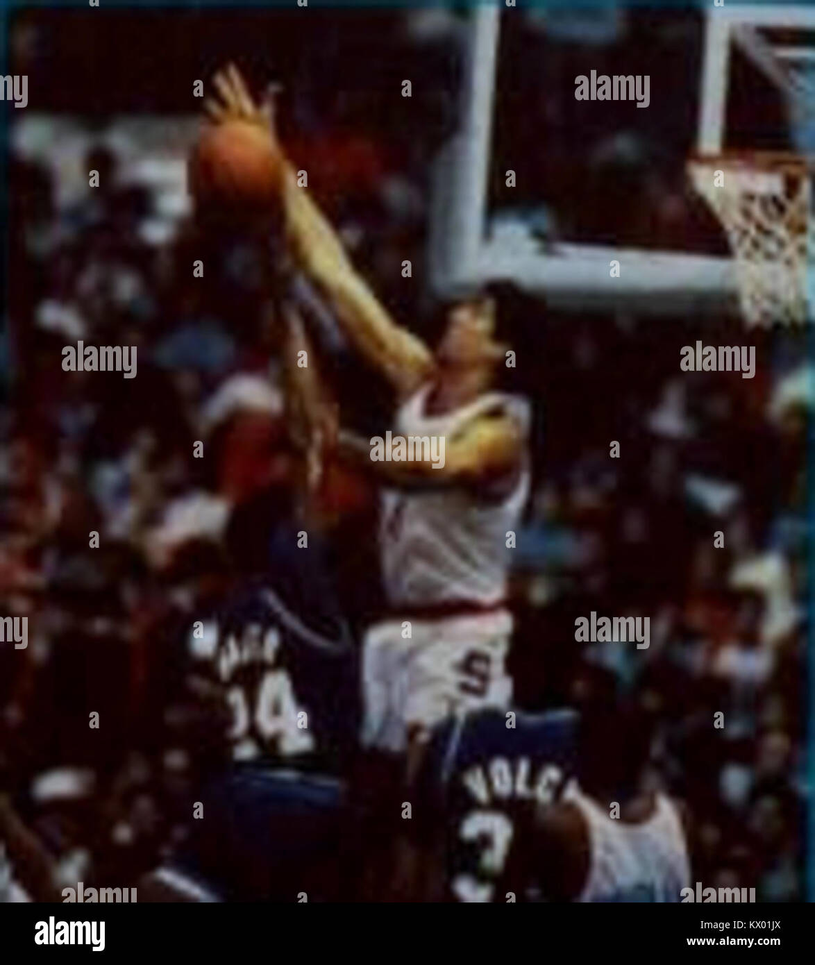 Miami Heat at Charlotte 19881129 (ticket) (Rony Seikaly crop