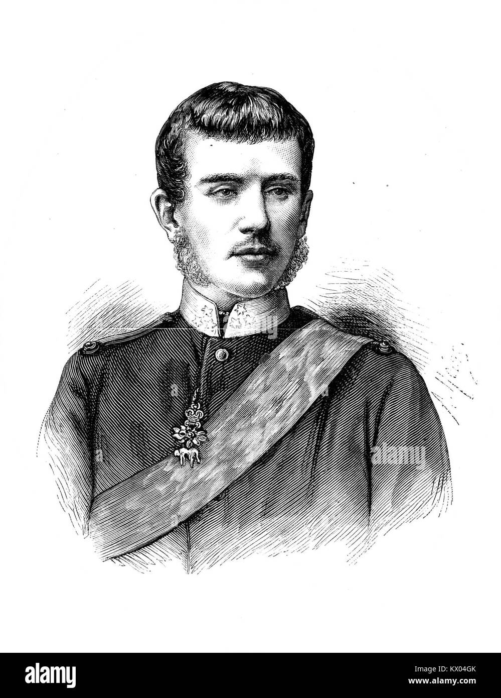 L'archiduc Rodolphe, prince impérial d'Autriche et prince royal de