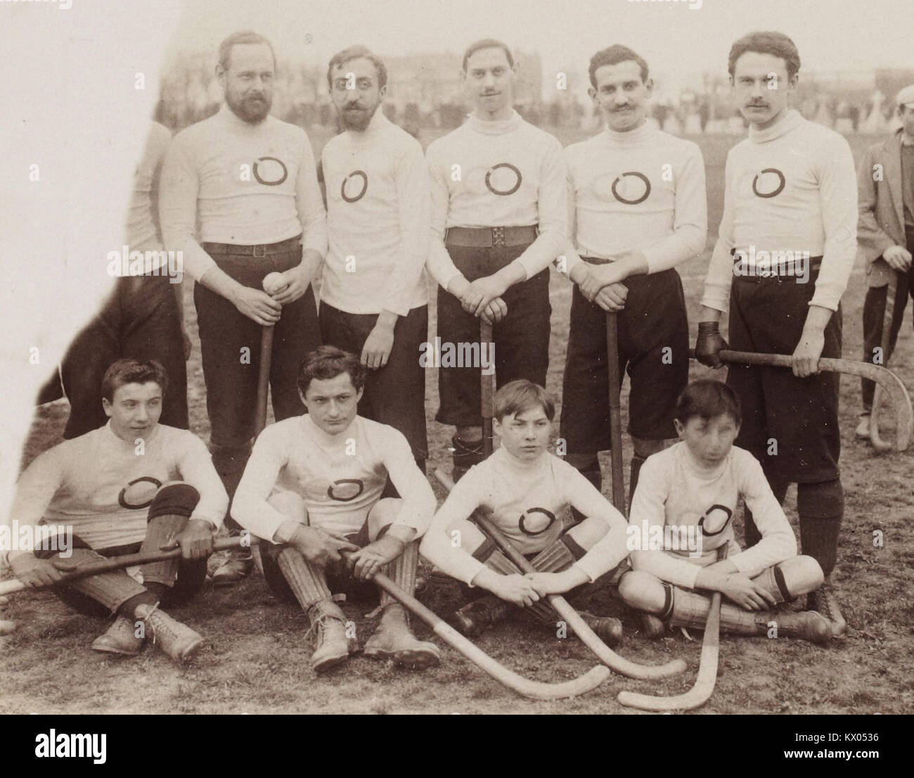 L'équipe de France de hockey sur gazon en 1899 Stock Photo Alamy