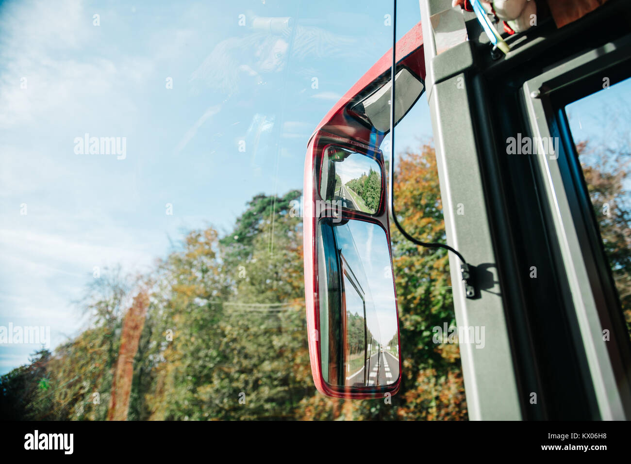 Rear View Mirror Bus High Resolution Stock Photography and Images - Alamy