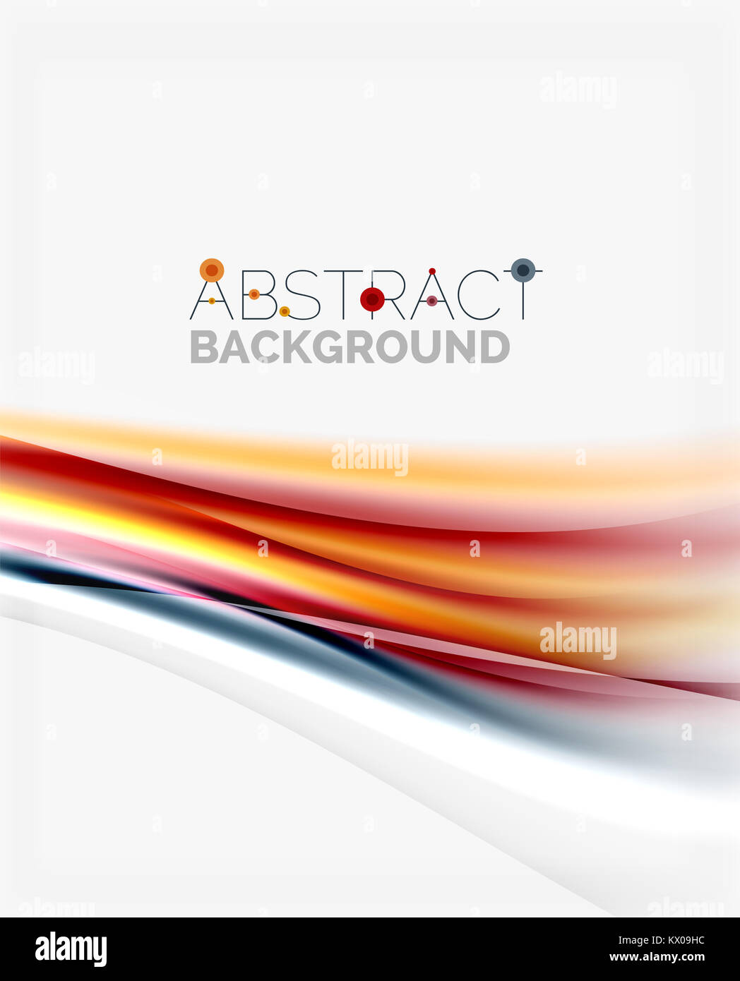 Smooth lines, abstract background template Stock Photo - Alamy