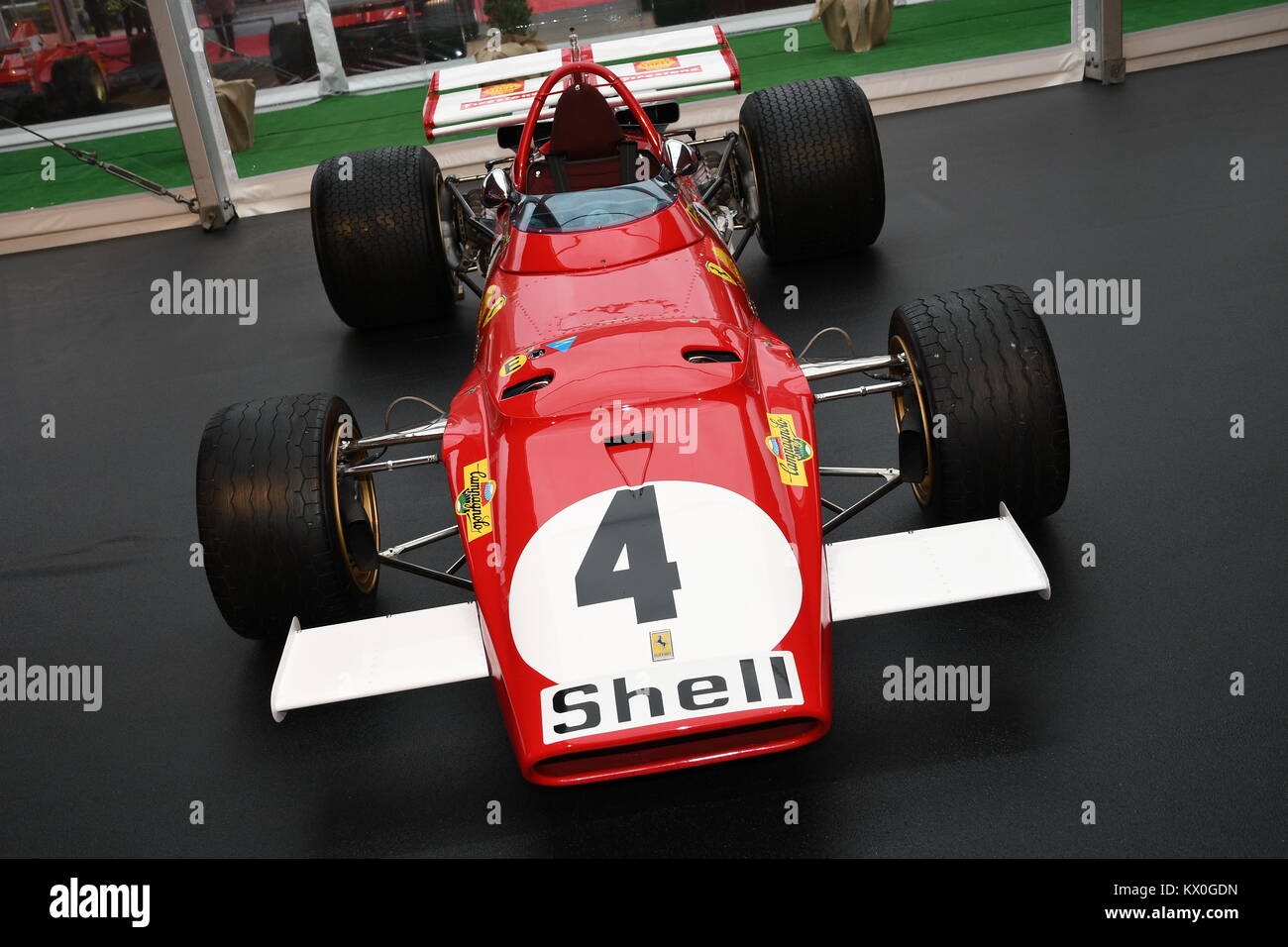 Mugello It October 2017 Vintage Ferrari F1 312 B 1970 Of Clay Regazzoni And Jacky Ickx At