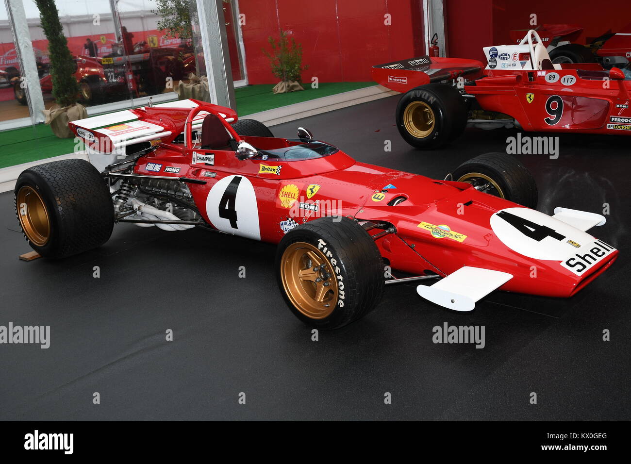 Mugello It October 2017 Vintage Ferrari F1 312 B 1970 Of Clay Regazzoni And Jacky Ickx At