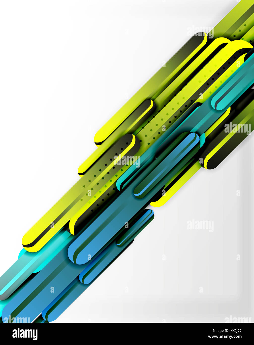 Straight blue and green lines vector abstract background Stock Photo ...