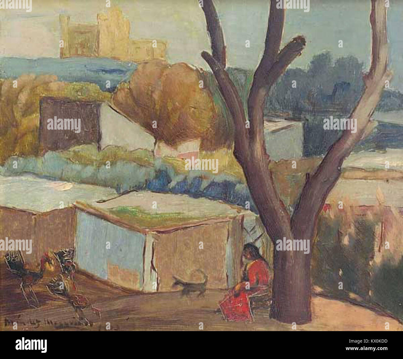Melchor Méndez Magariños Paisaje y personaje Stock Photo Alamy
