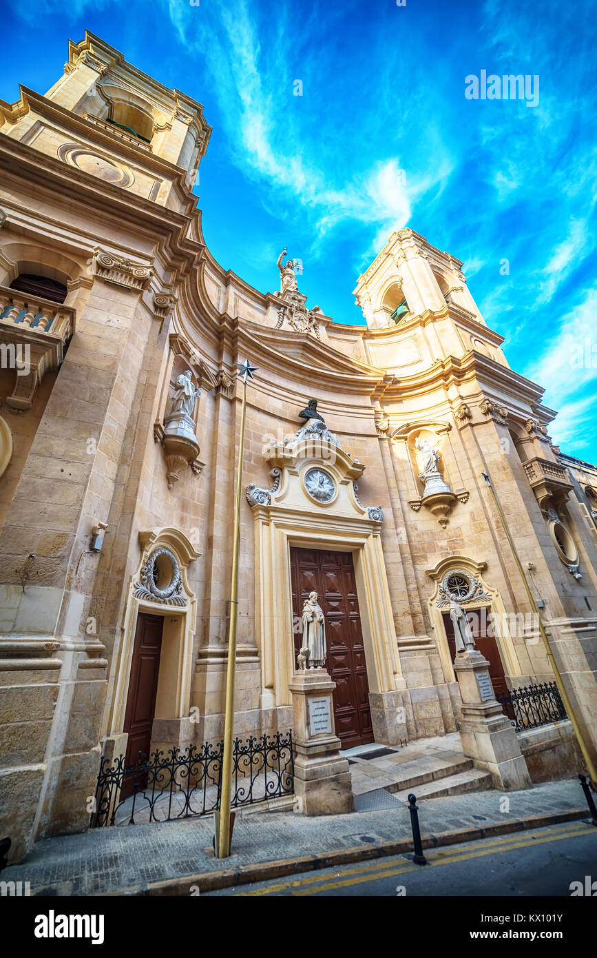 Valletta, Malta: Basilica of St Dominic Stock Photo