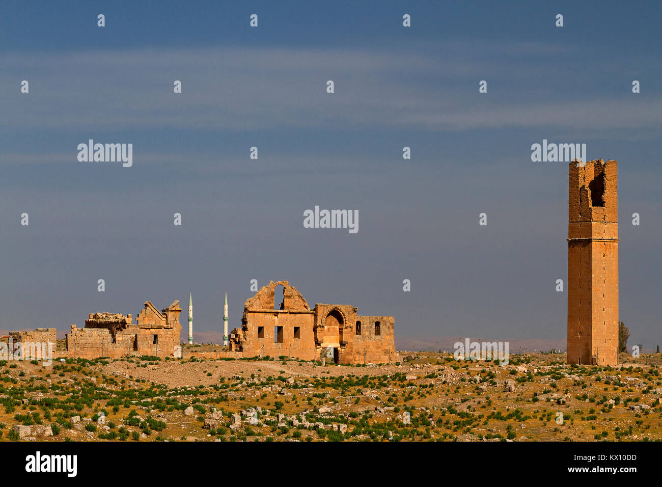 Ruins of the ancient city of Harran in upper Mesopotamia, near the province of Sanliurfa in Turkey. Stock Photo