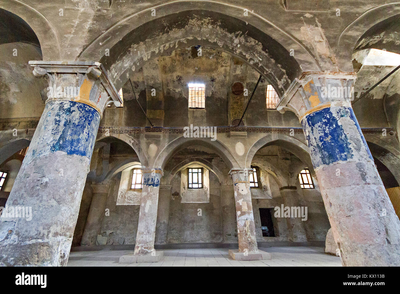 Inside of the Greek Orthodox Church dedicated to Emperor Constantine and Helen, in Mustafapasa, Cappadocia, Turkey. Stock Photo