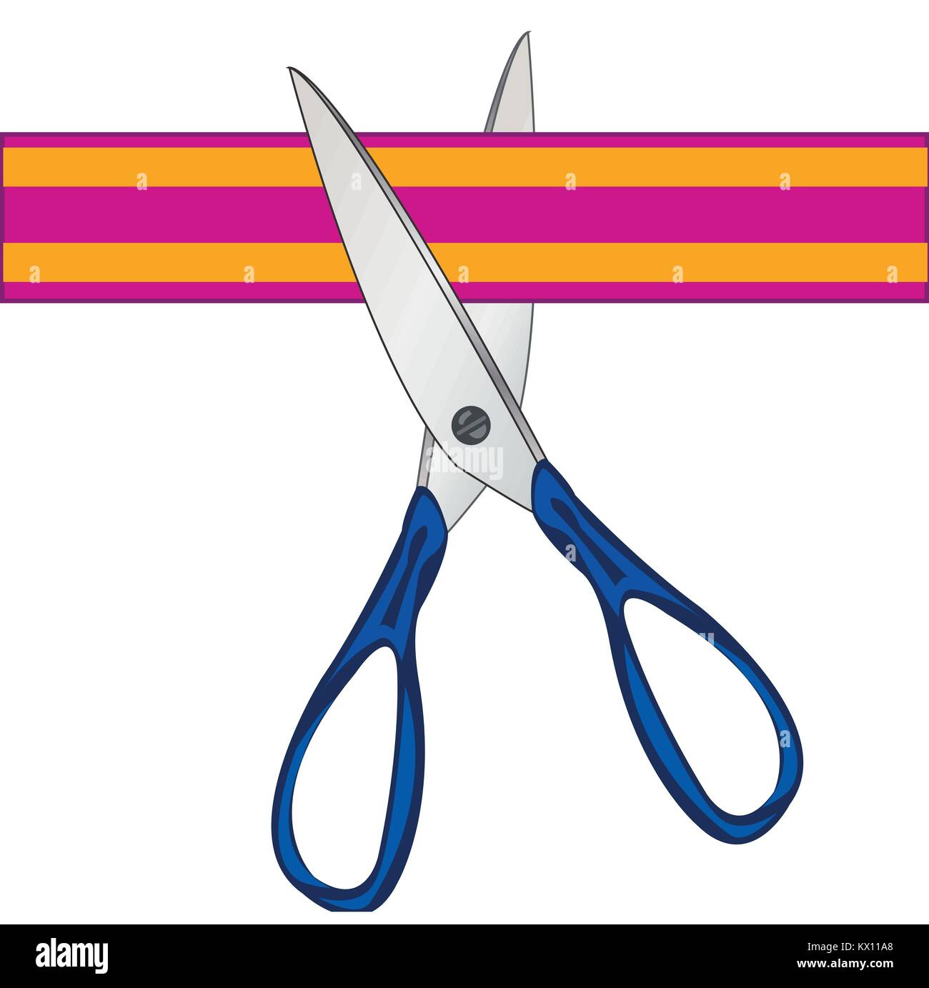 Scissors cut tape Stock Vector Image & Art Alamy