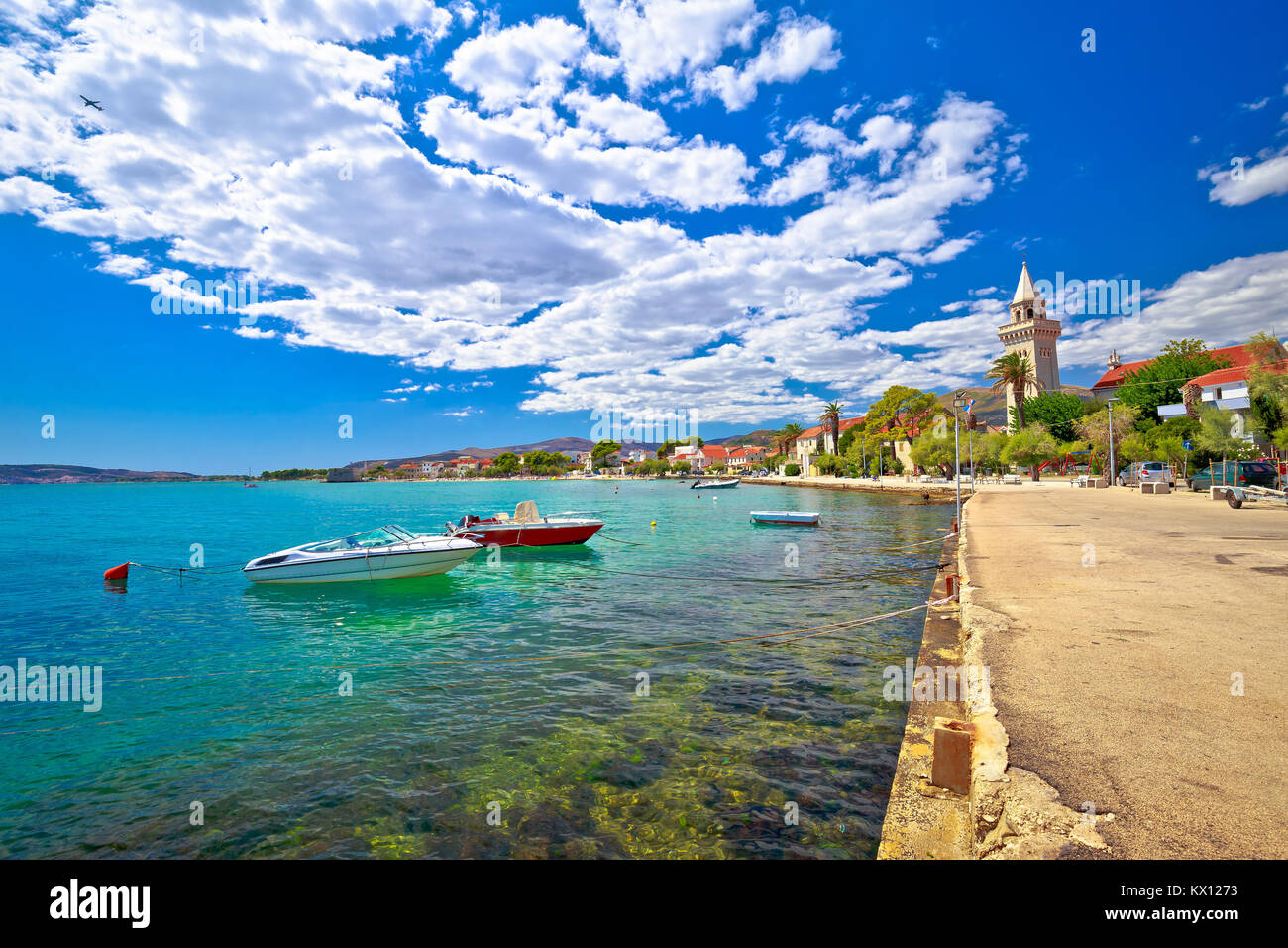 Ancient architecture and waterfront of Kastel Stafilic, Split ...