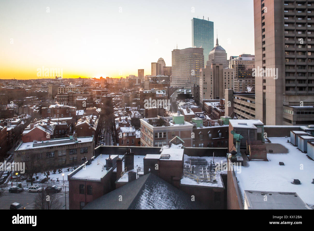 Rooftops at sunset hires stock photography and images Alamy