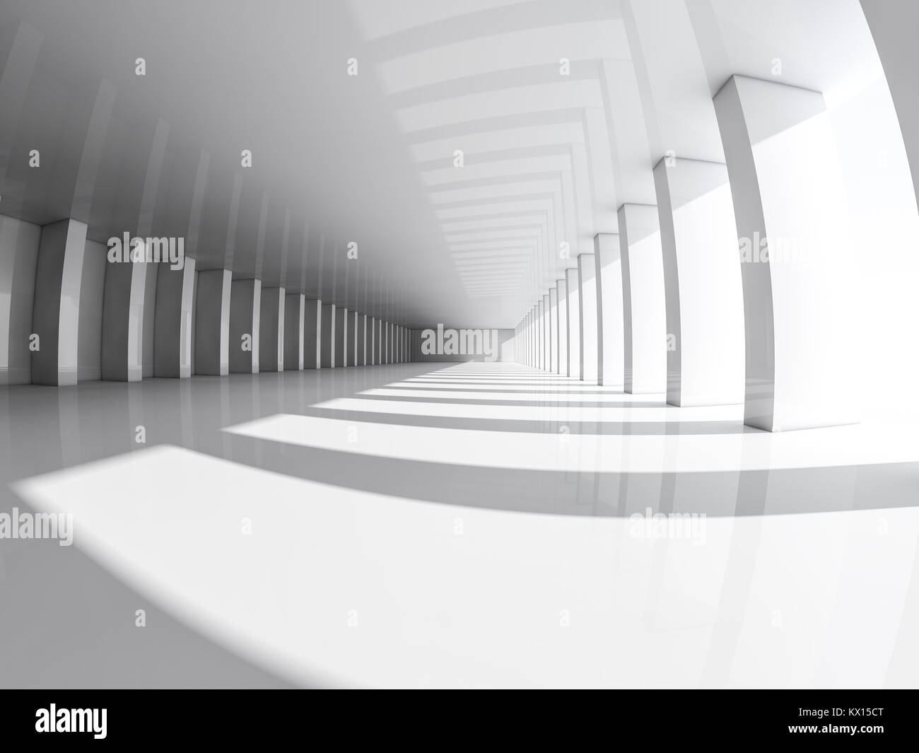 Abstract Modern Architecture Background Empty White Open
