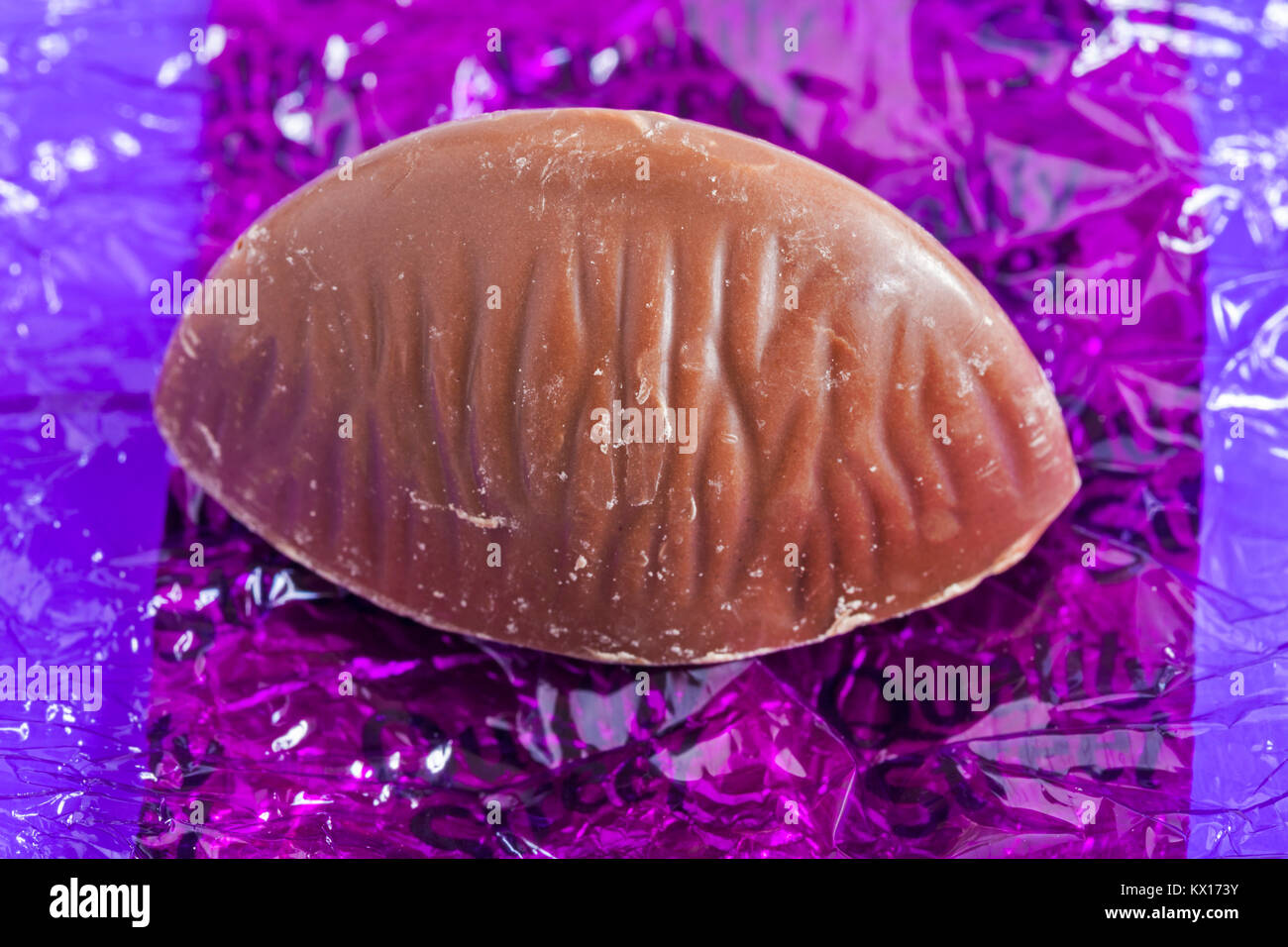 Hazelnut and caramel in milk chocolate quality street hi-res stock  photography and images - Alamy
