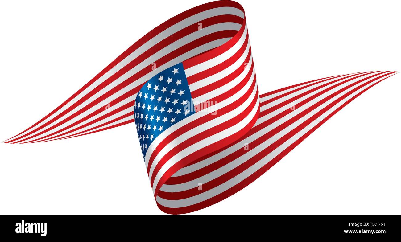 USA Flag isolated Stock Vector Image & Art - Alamy
