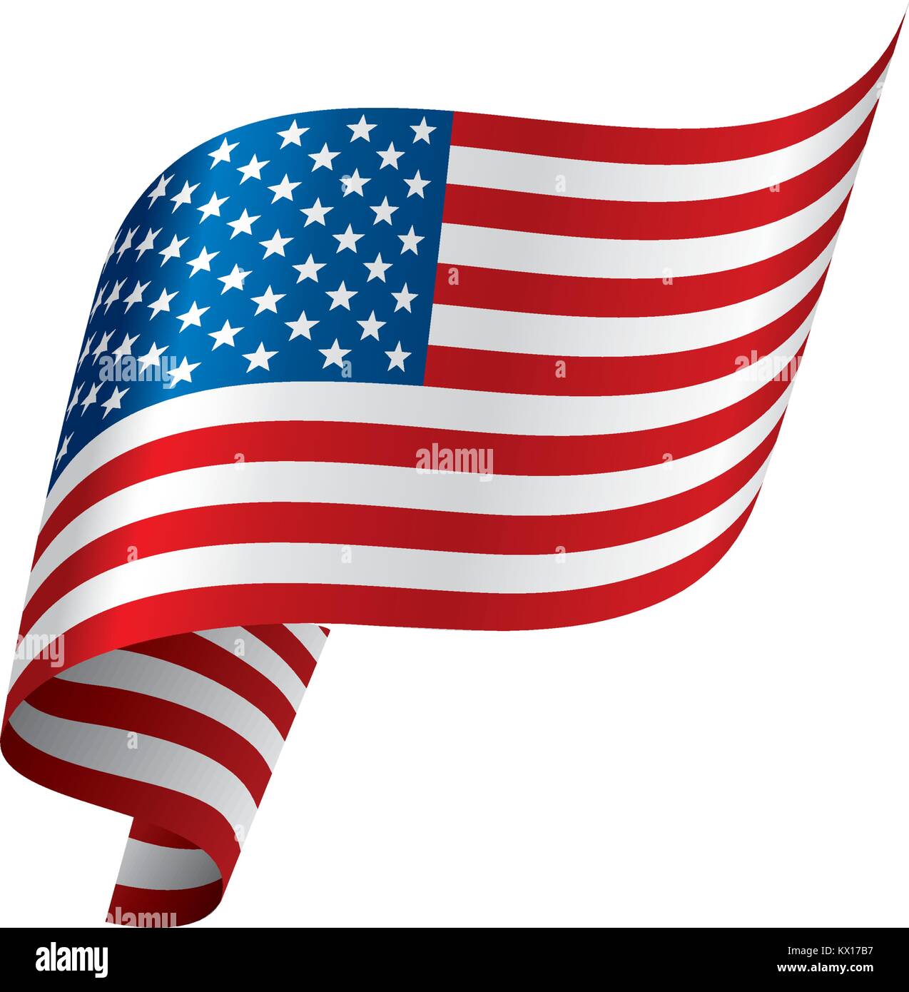 USA Flag isolated Stock Vector Image & Art - Alamy