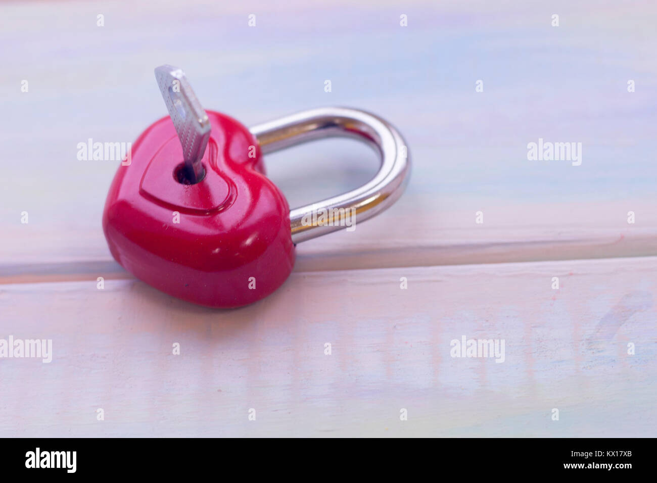 A heart shaped lock and keys Stock Photo - Alamy