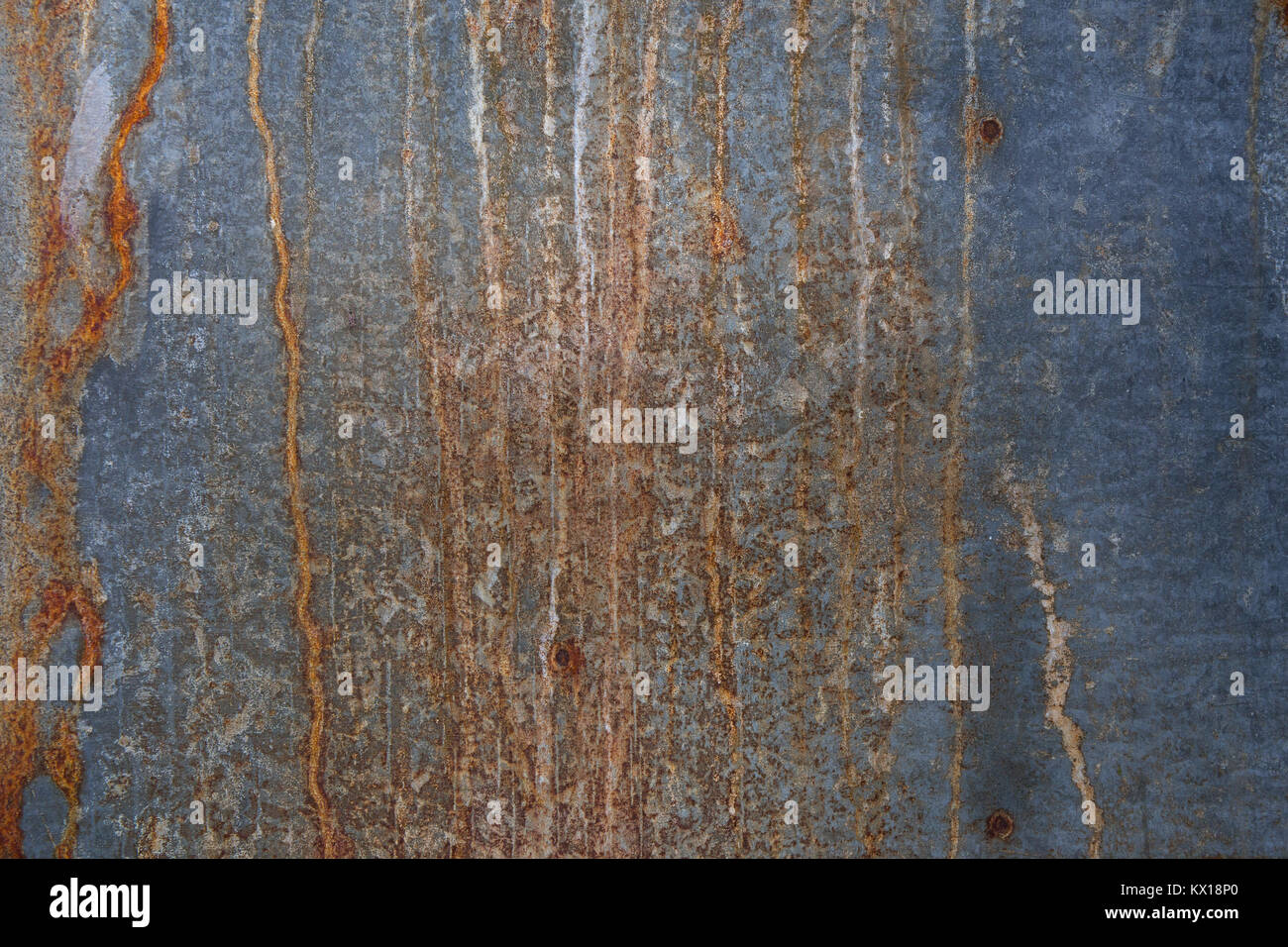 old rusty metal plate for backgrounds Stock Photo