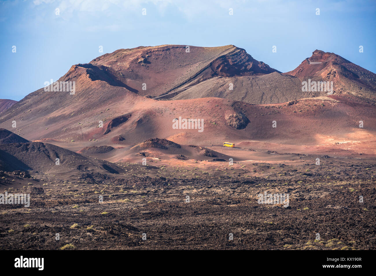 Volcanic Landscape At Timanfaya National Park Lanzarote Island Canary volcanic-landscape-at-timanfaya-national-park-lanzarote-island-canary
