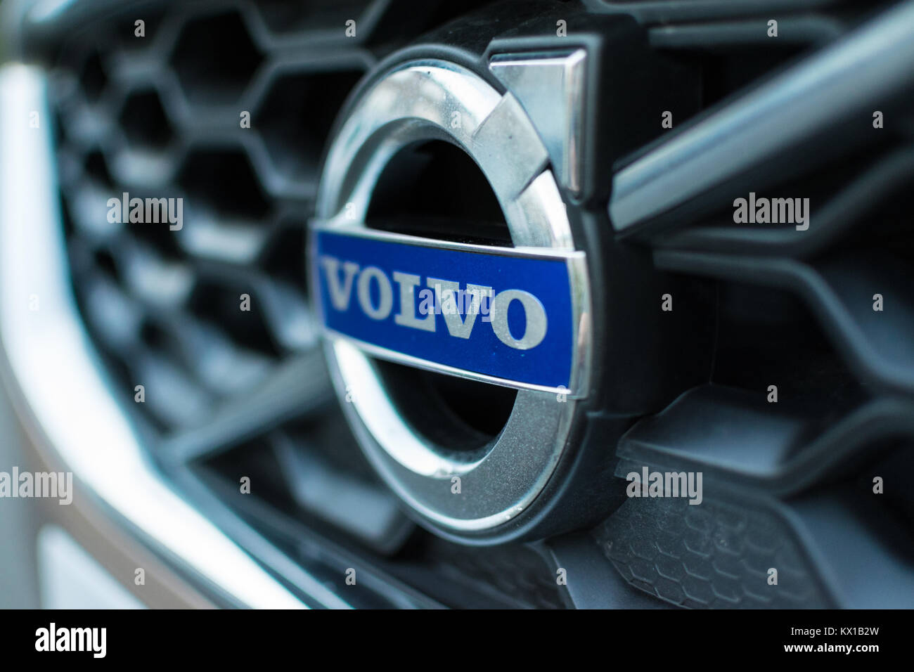 Volvo Badge Stock Photo
