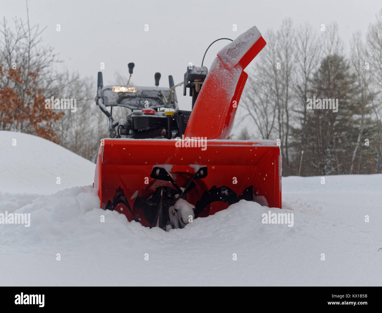 Quebec,Canada. An Ariens snow blower Stock Photo Alamy