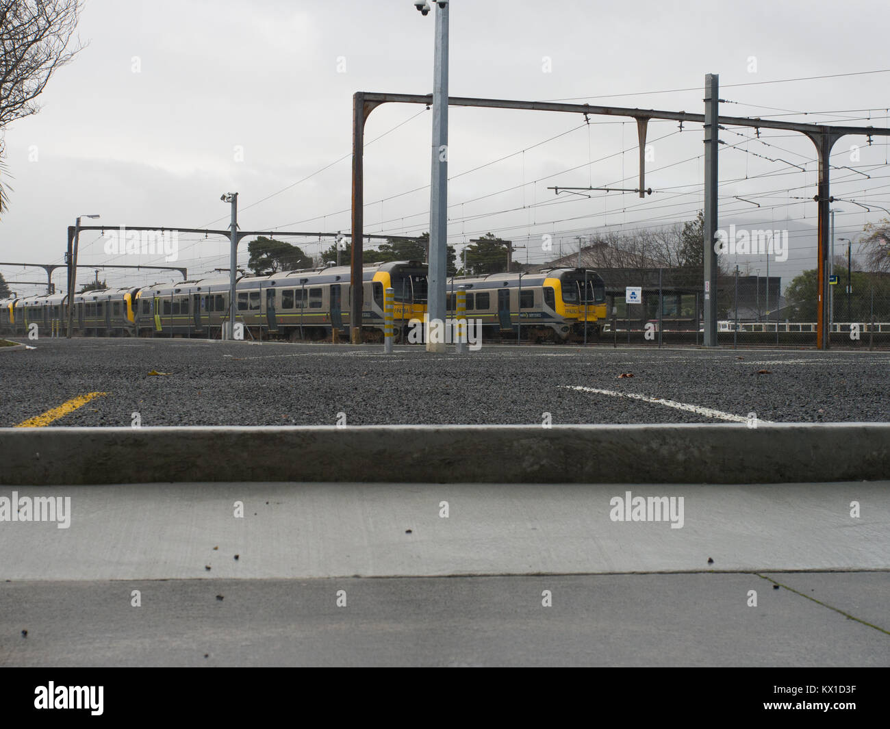 Train Station Car Park Stock Photo Alamy