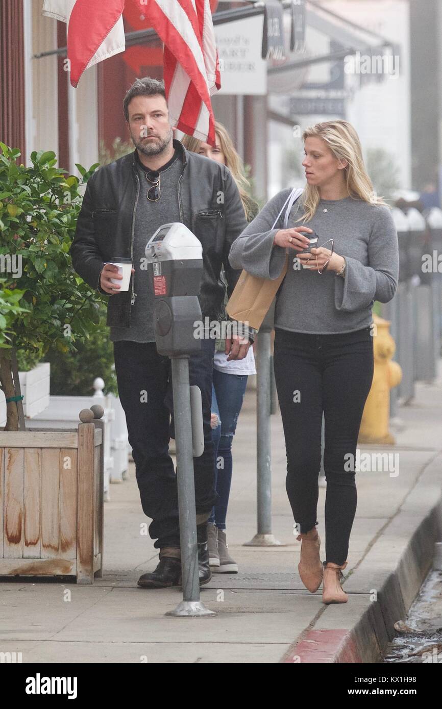 Ben Affleck going with his girlfriend shopping. On January 05, 2018