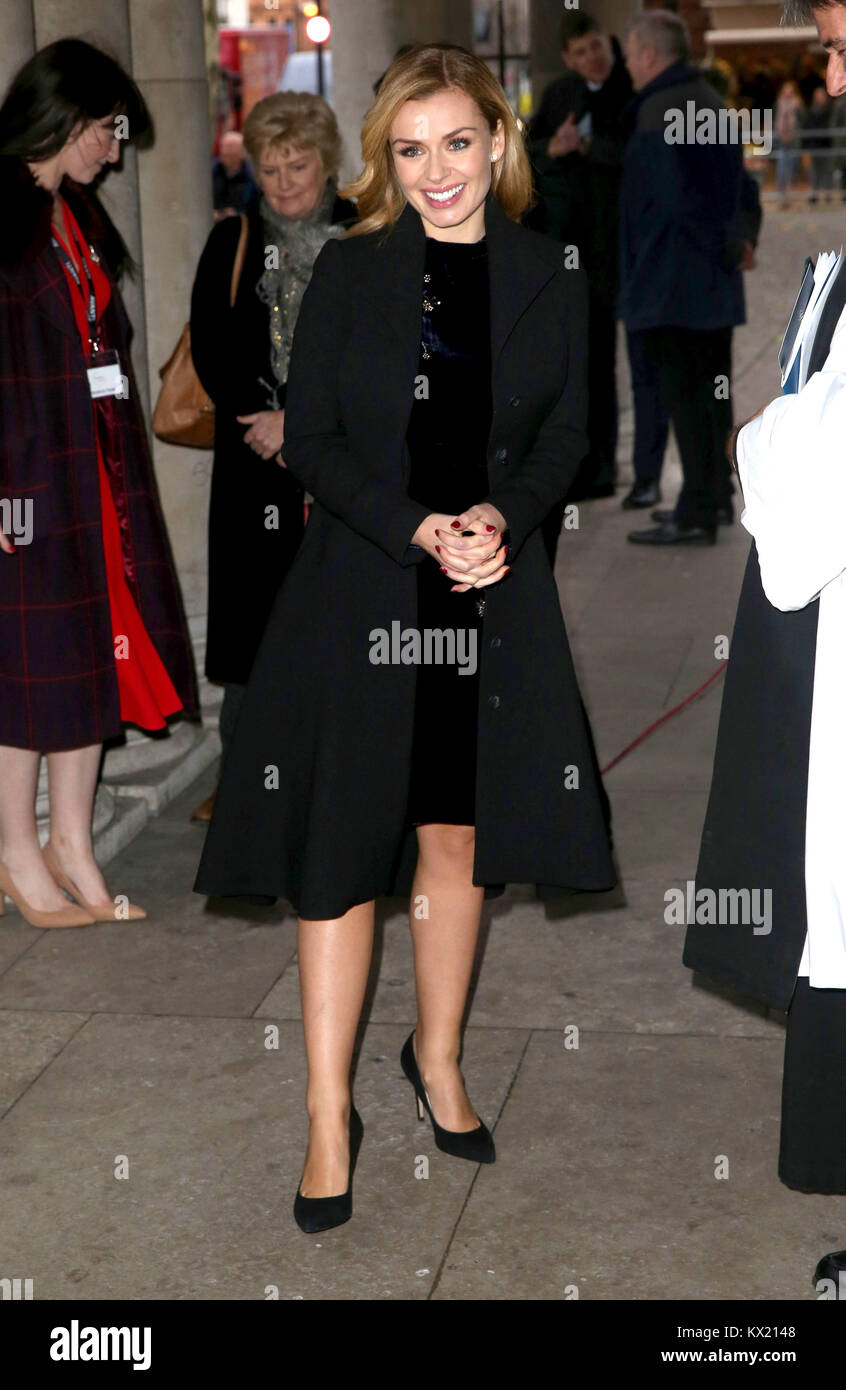 Queen Elizabeth II attends Scripture Union's 150th Anniversary Service of Celebration  Featuring: Katherine Jenkins Where: London, United Kingdom When: 06 Dec 2017 Credit: Danny Martindale/WENN Stock Photo