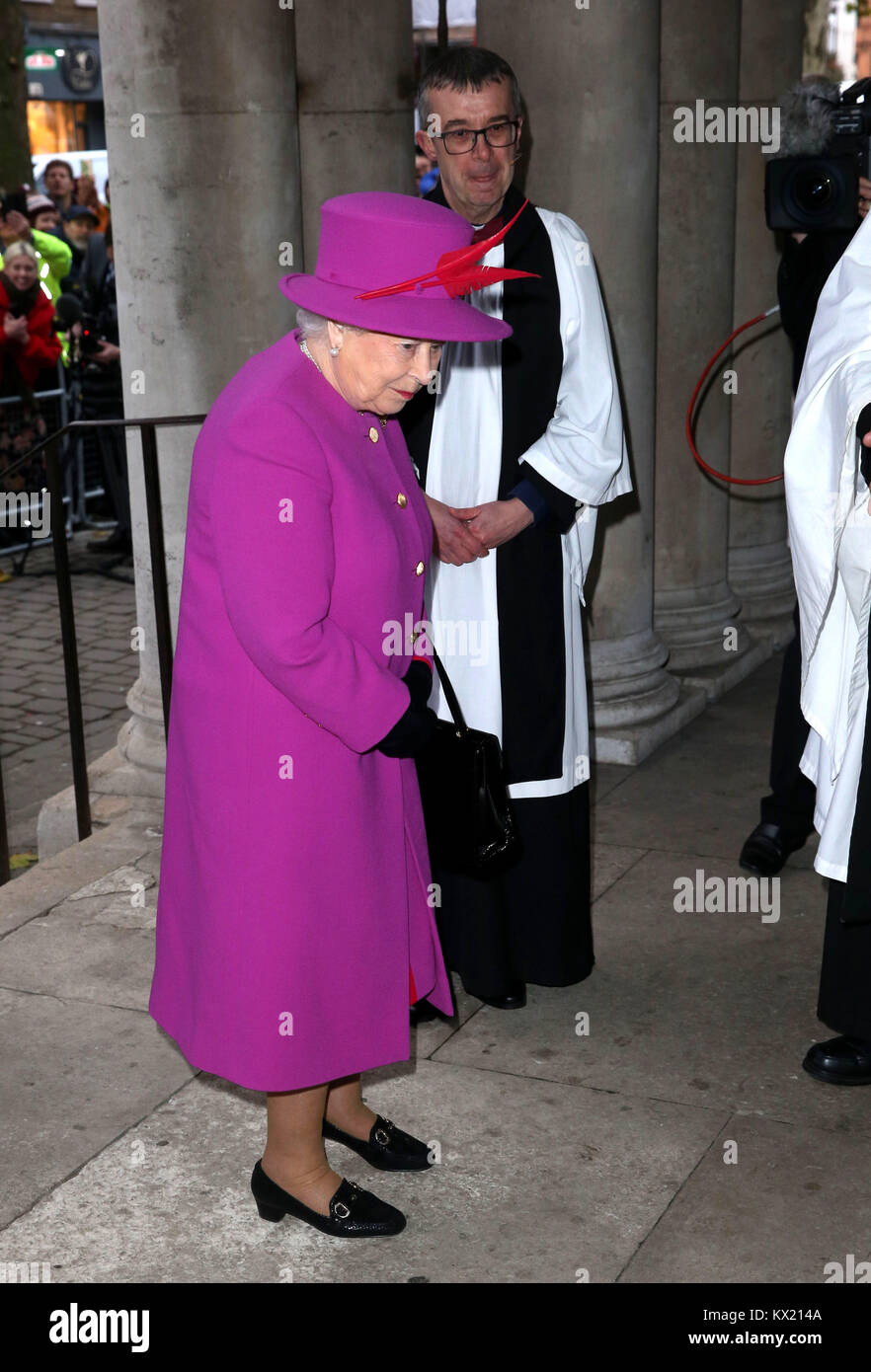 Queen Elizabeth II attends Scripture Union's 150th Anniversary Service ...