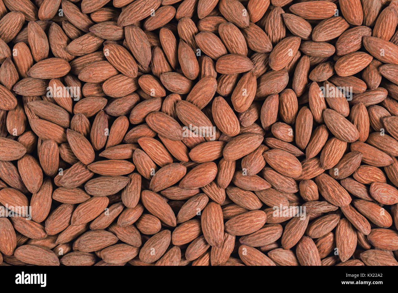 Almonds, full frame. Stock Photo