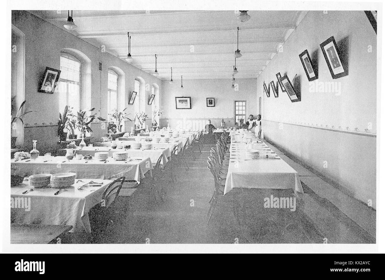 Seating tables Black and White Stock Photos & Images - Alamy