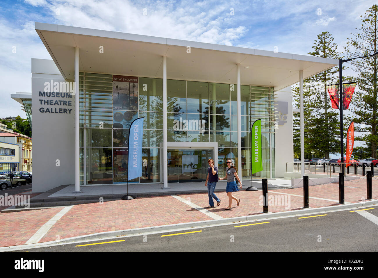 Museum Theatre Gallery, Napier, New Zealand Stock Photo