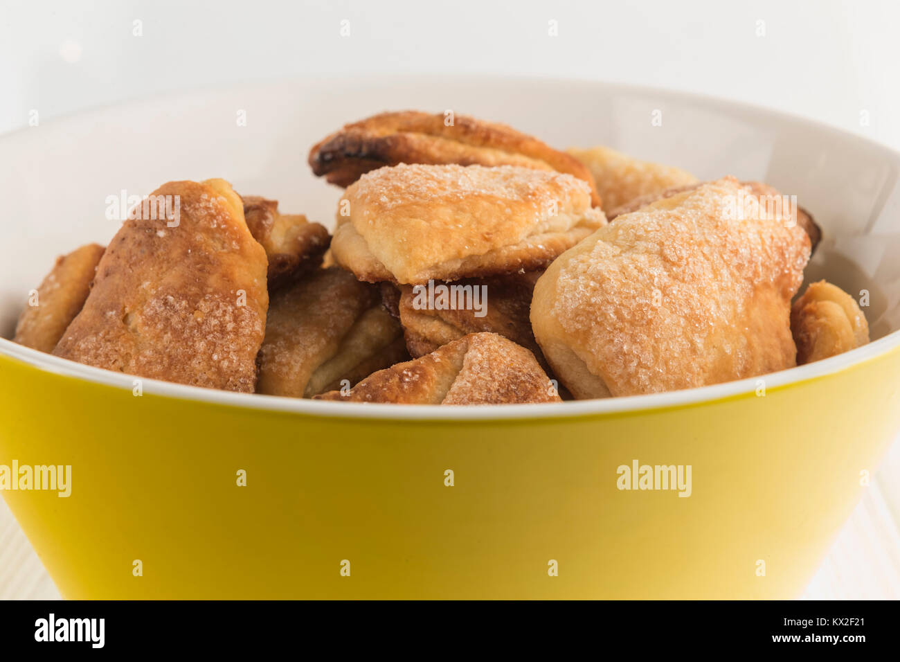 Home baked goods from cottage cheese. Stock Photo