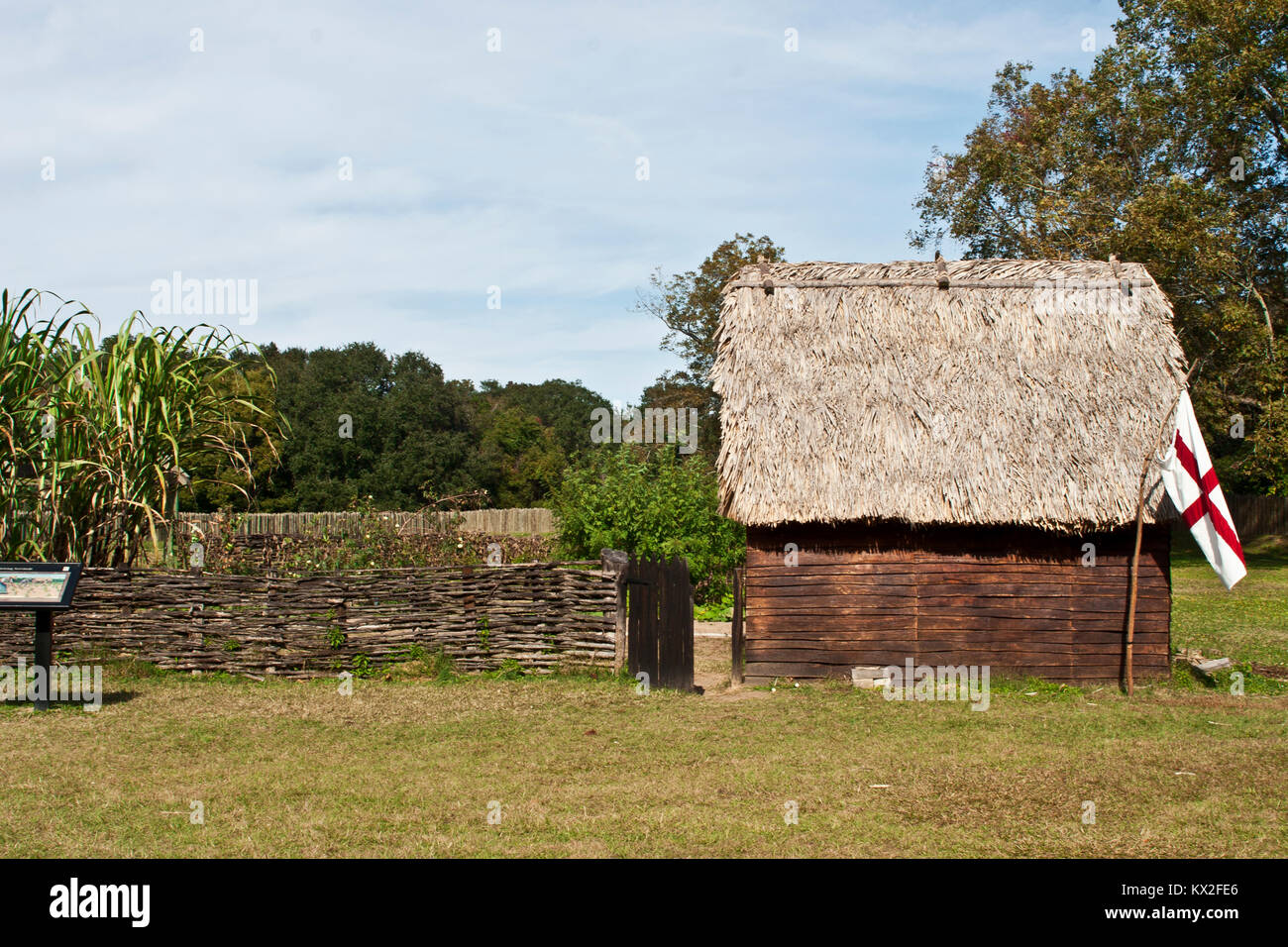 South Carolina, Charleston, Charles Towne Landing, archeological excavations, Stock Photo