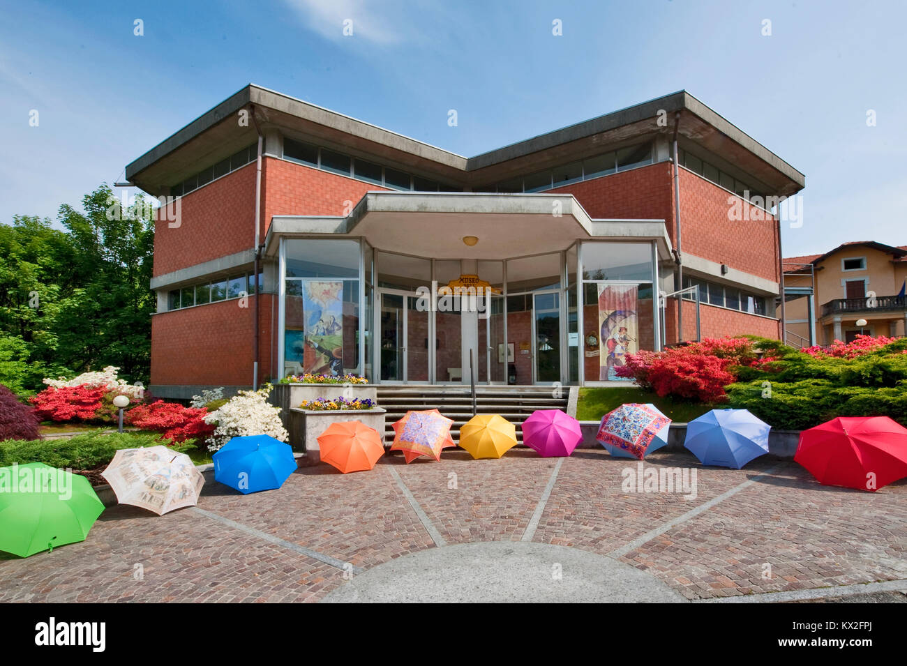 Gignese Museo dell'Ombrello umbrella museum Stock Photo - Alamy