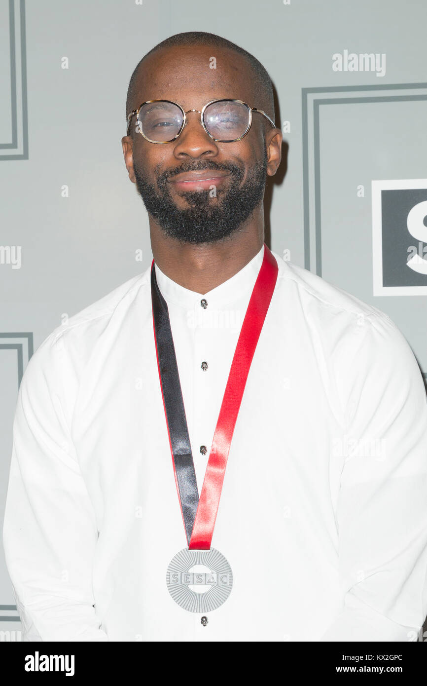 New York, NY - April 13, 2017: Bryan Michael Cox attends the 2017 SESAC Pop Awards at Cipriani 42nd Street Stock Photo