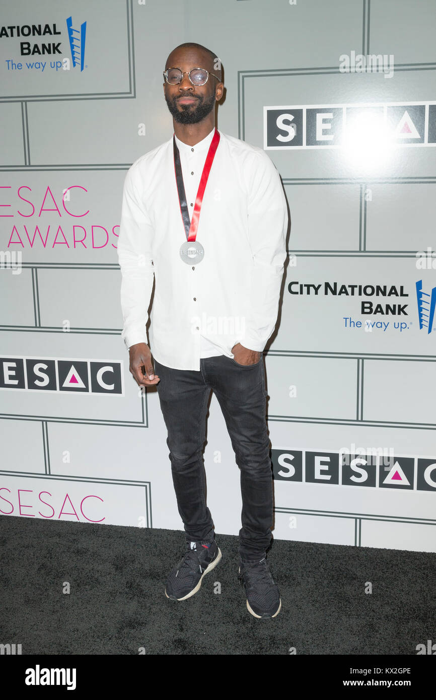 New York, NY - April 13, 2017: Bryan Michael Cox attends the 2017 SESAC Pop Awards at Cipriani 42nd Street Stock Photo