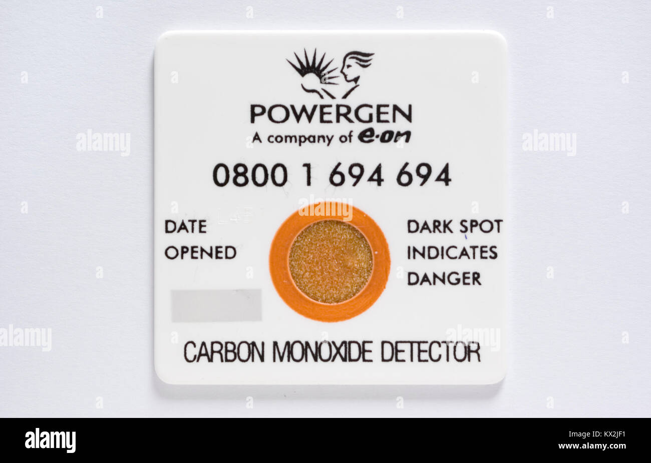 Carbon Monoxide Detector Stock Photo